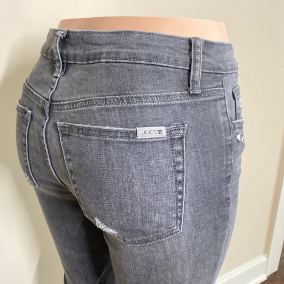 Joe's Distressed High-Rise Ankle Skinny Jeans, Size 29 - Picture 12 of 14